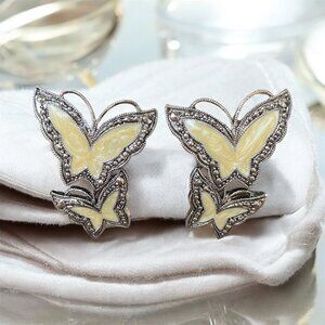Butterfly inlay Earrings